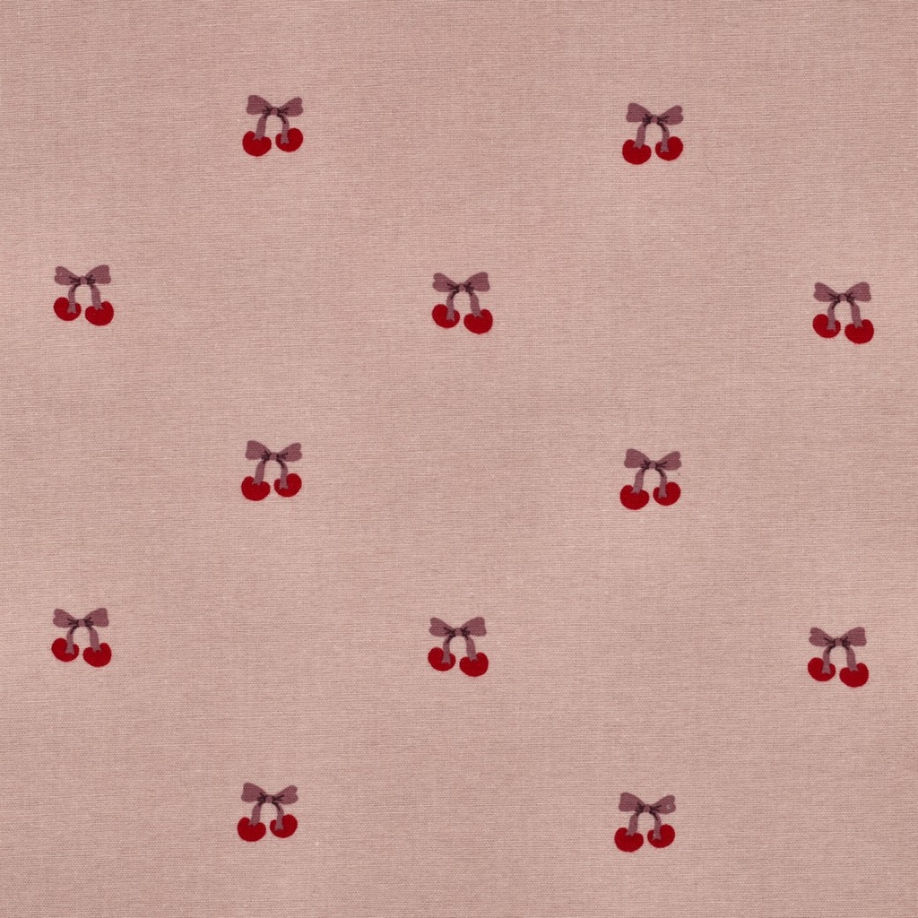 Flanel Cherries Old Rose