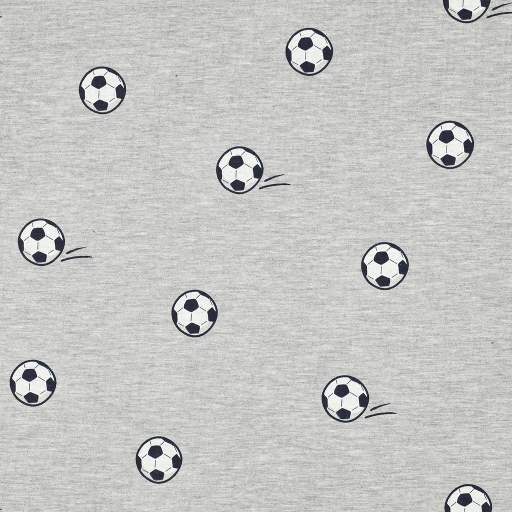 Jersey Melange Soccerballs Grey