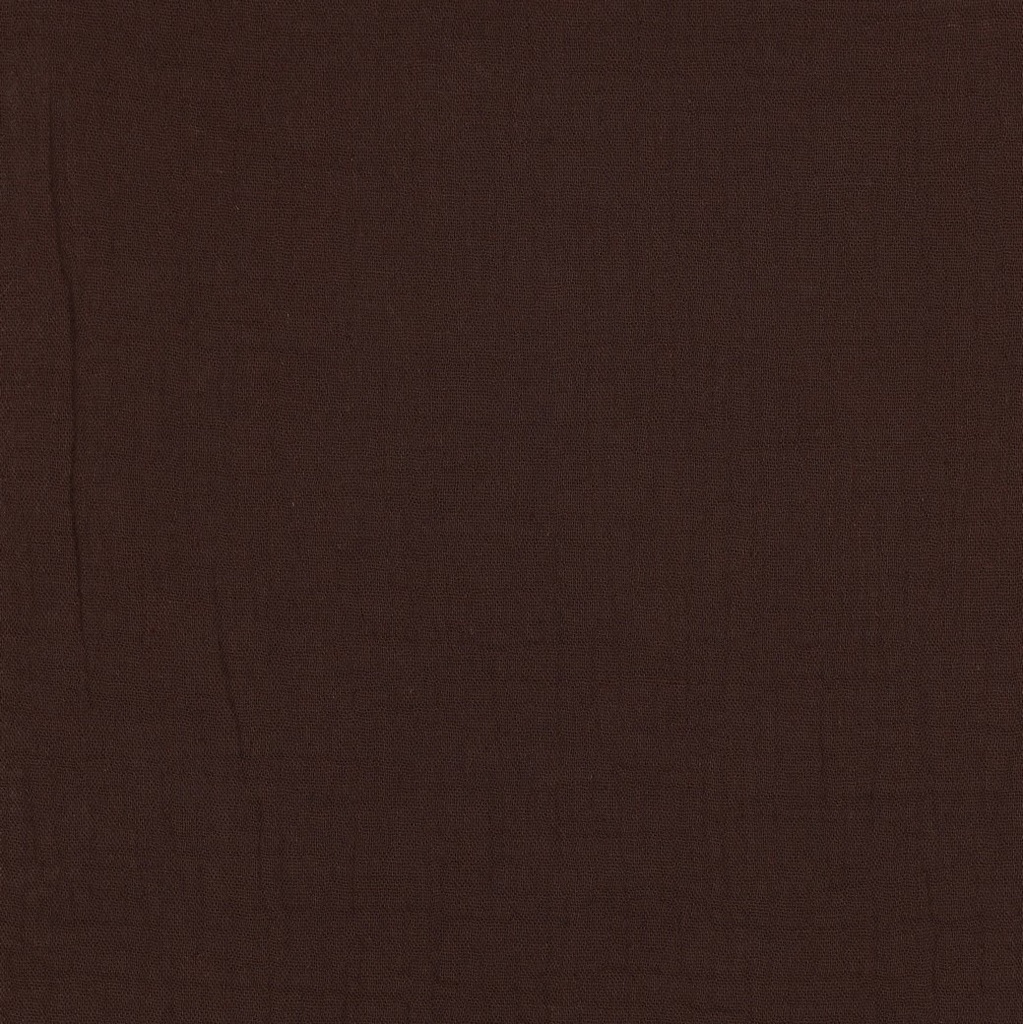 Double Gauze Bio Dark Brown