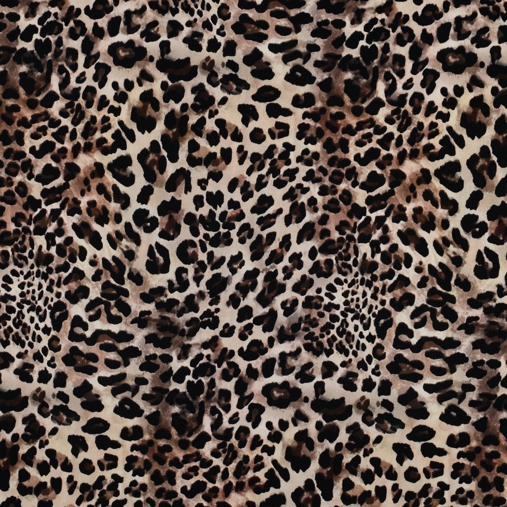Viscose Rosella Stretch Digital Animal Skin Beige