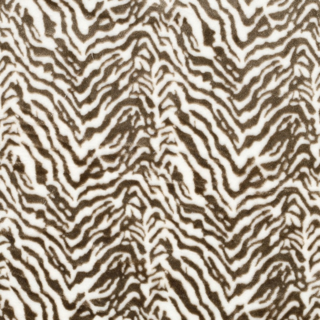 Wellnessfleece Print Zebra Beige