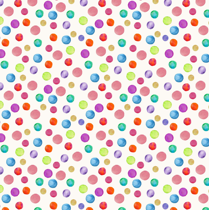 French Terry Digital Dots Ecru