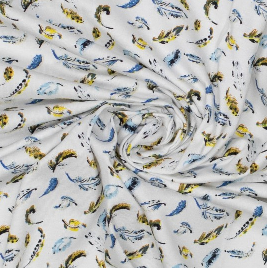 Jersey Katoen Feathers