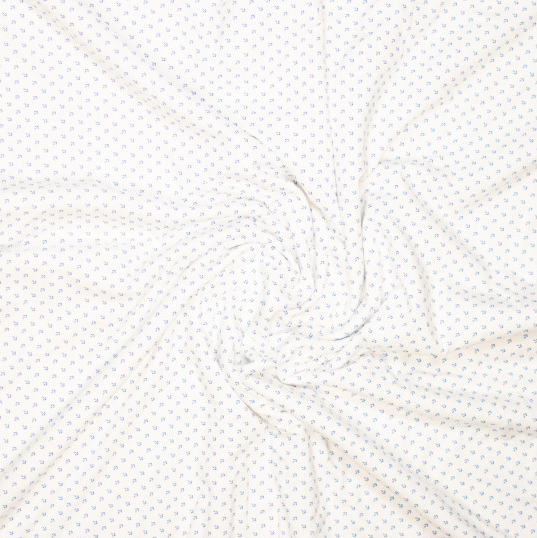 Jersey Katoen Anchor White