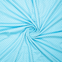 Jersey Katoen Anchor Aqua