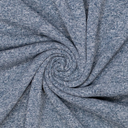Tricot Fleece Melange Denimblue