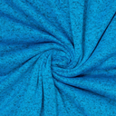 Tricot Fleece Melange Turquoise