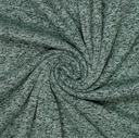 Tricot Fleece Melange Old Green