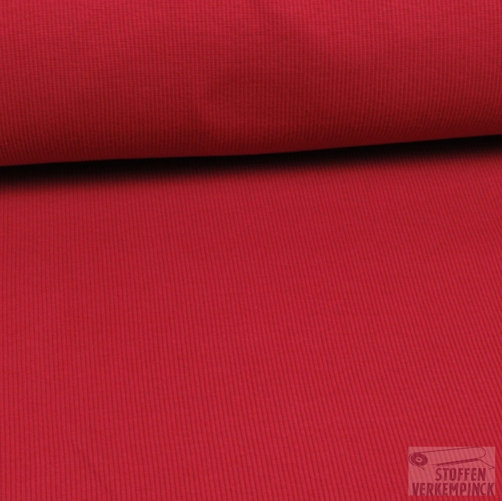 Boordstof Rib Bio Rood