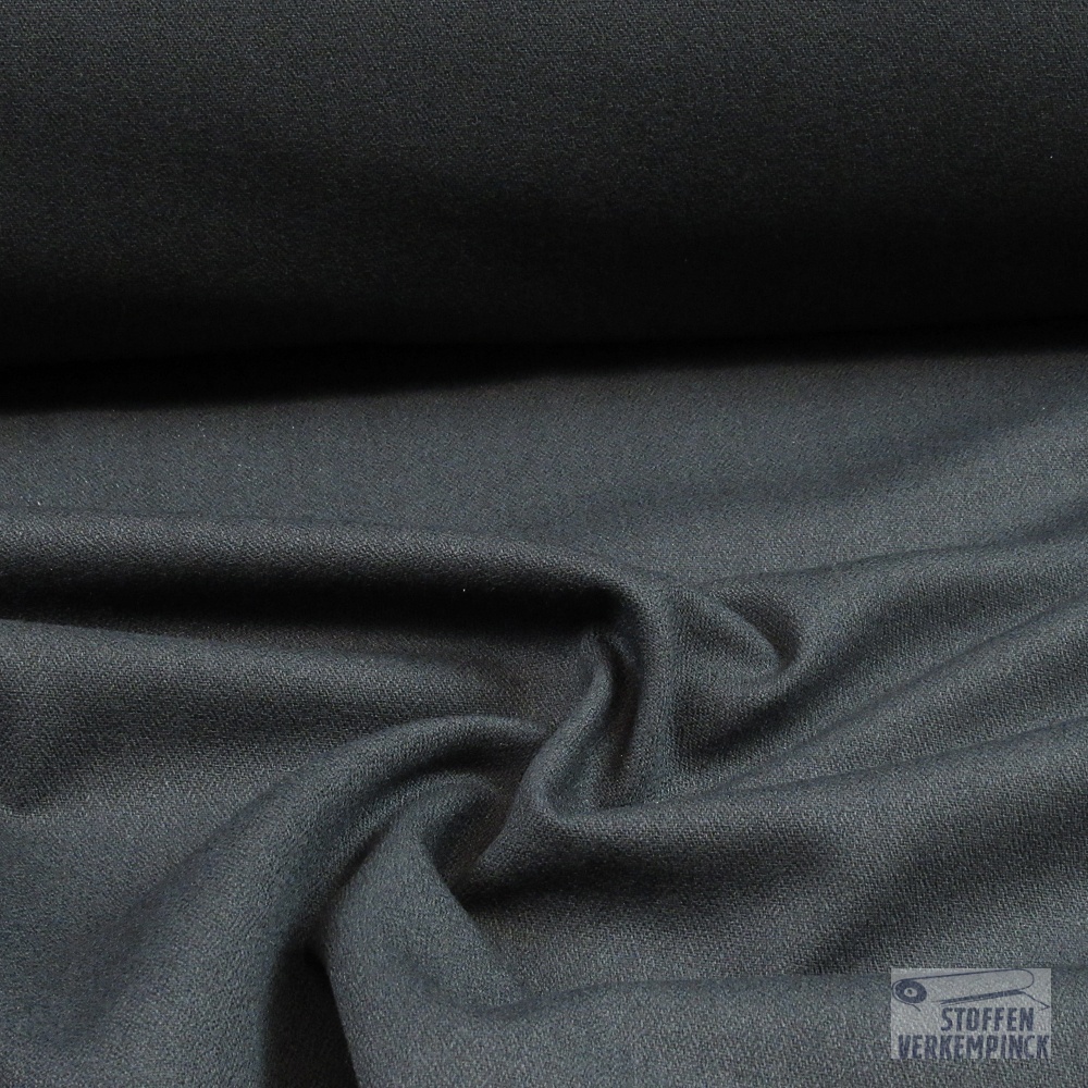 Polyester/Viscose Crêpe Antraciet