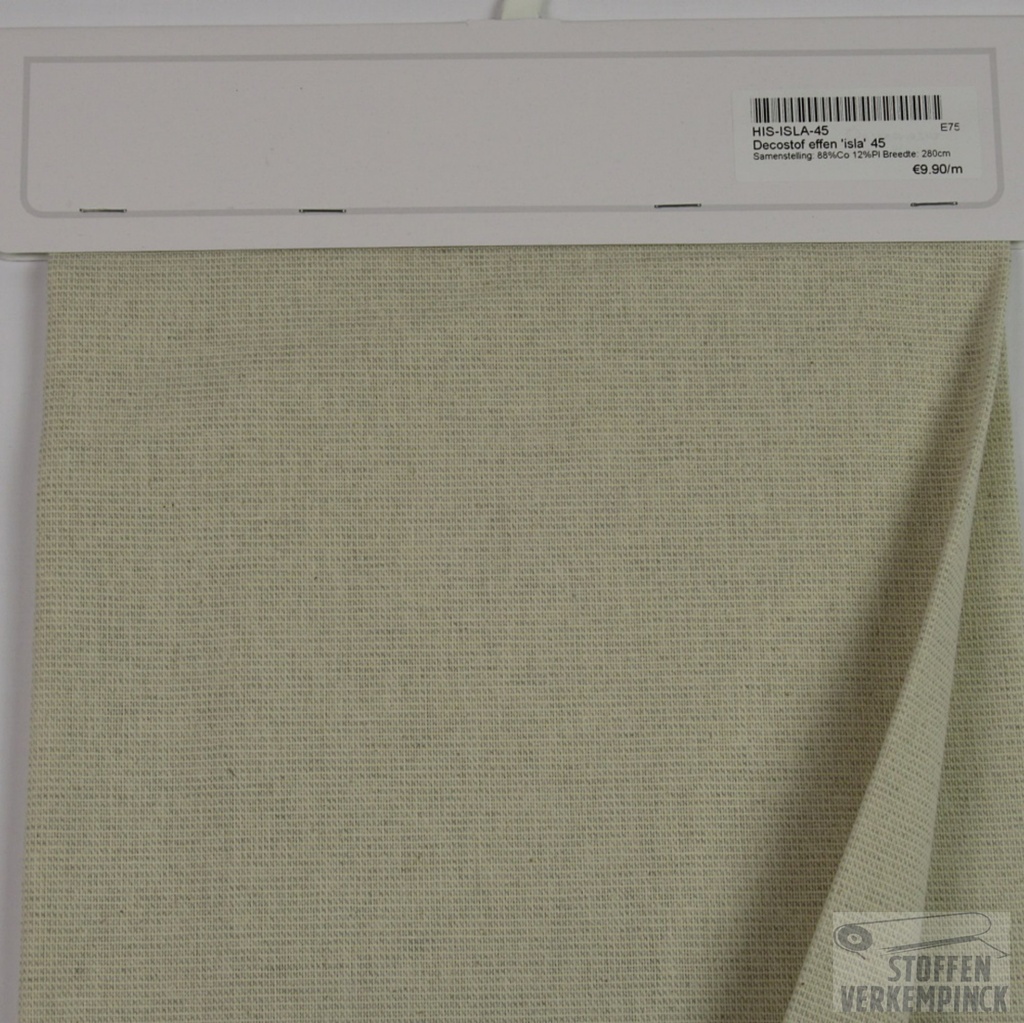 Decostof effen 'isla' 45