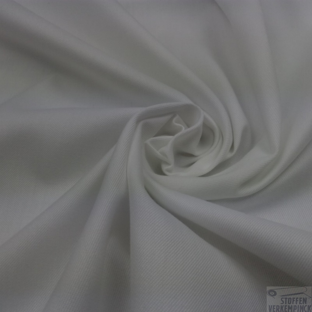 Effen Polyester 'Kely' Naturel -100