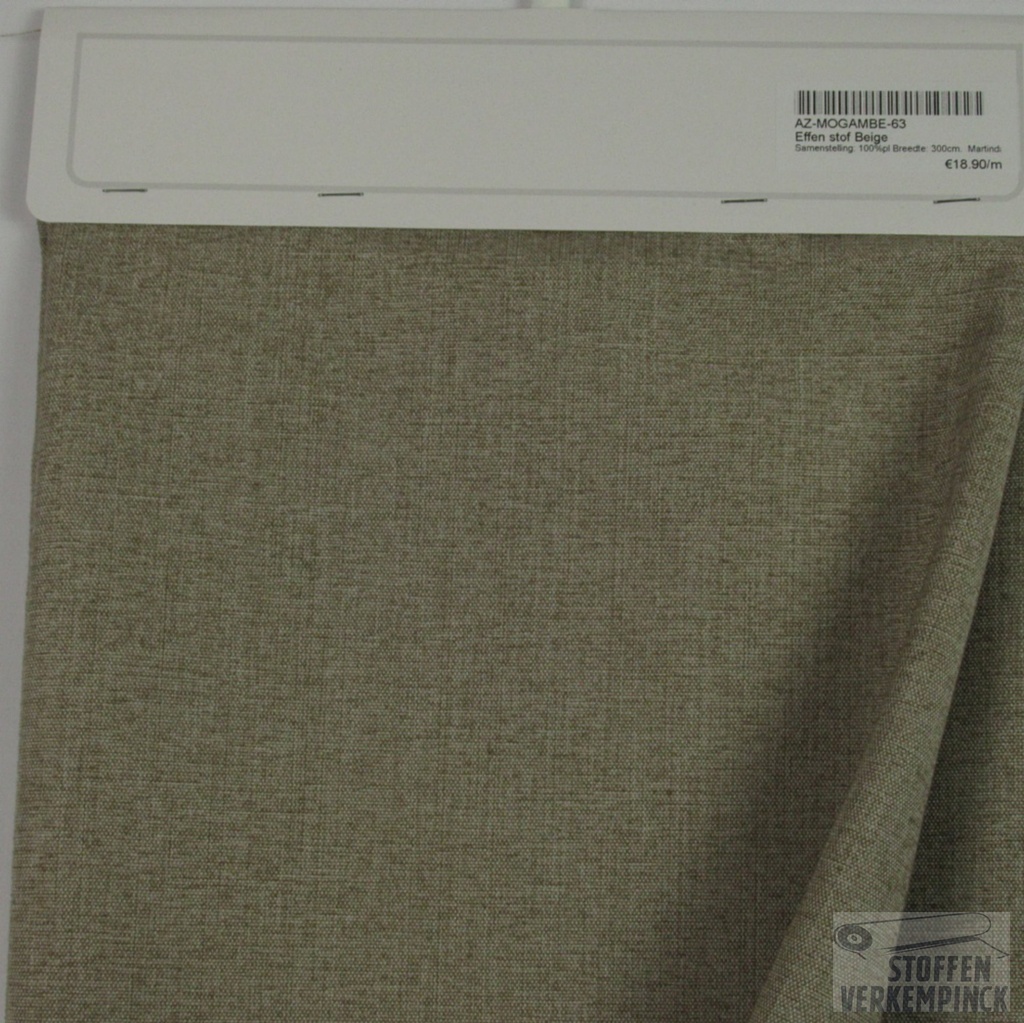 Effen stof Beige