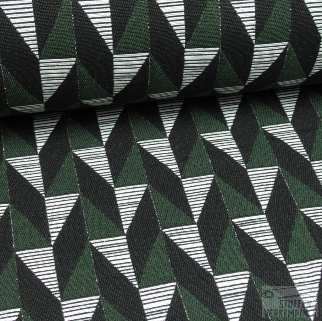 Jacquard Jasper Donker Groen
