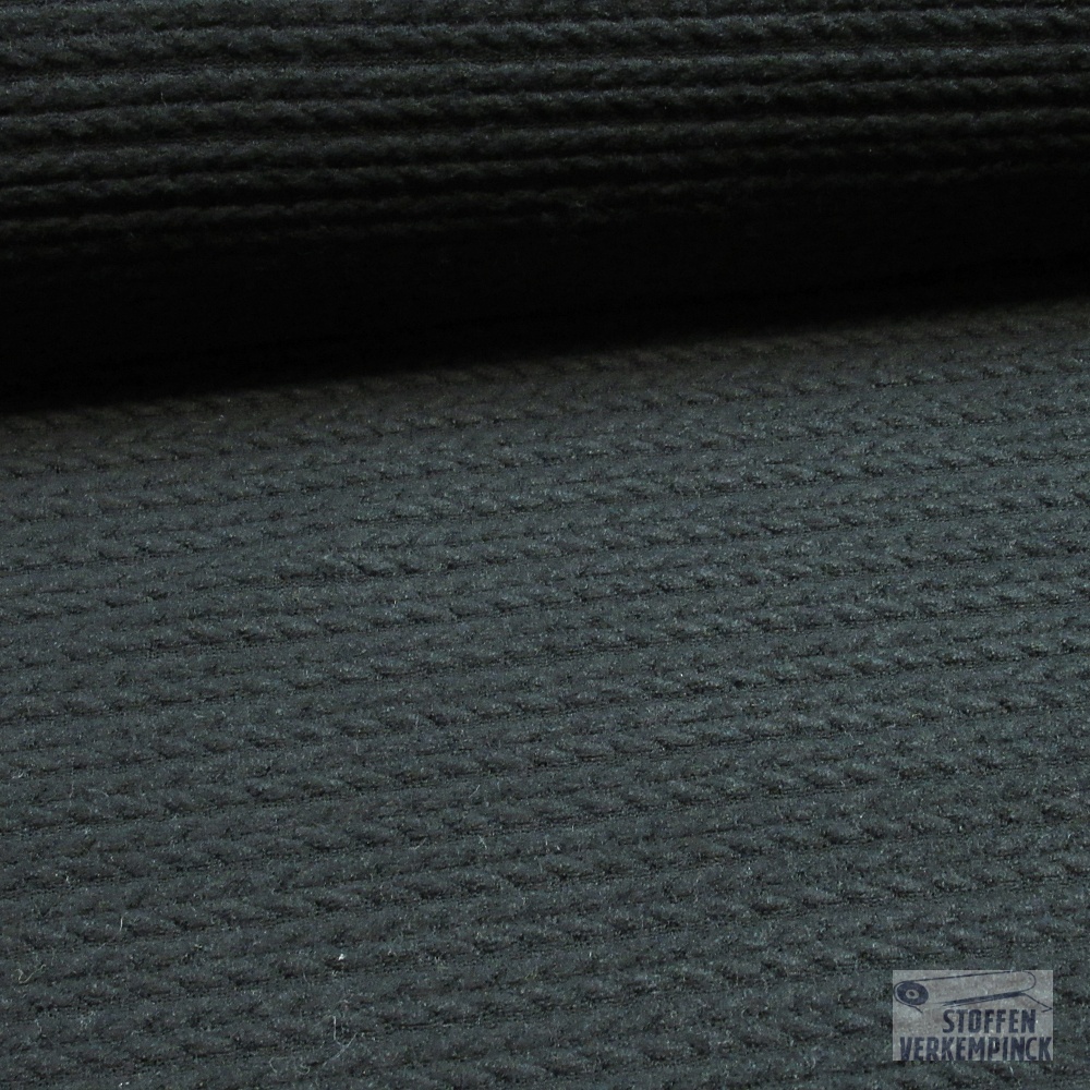 Jersey Horizontale Kabel Zwart