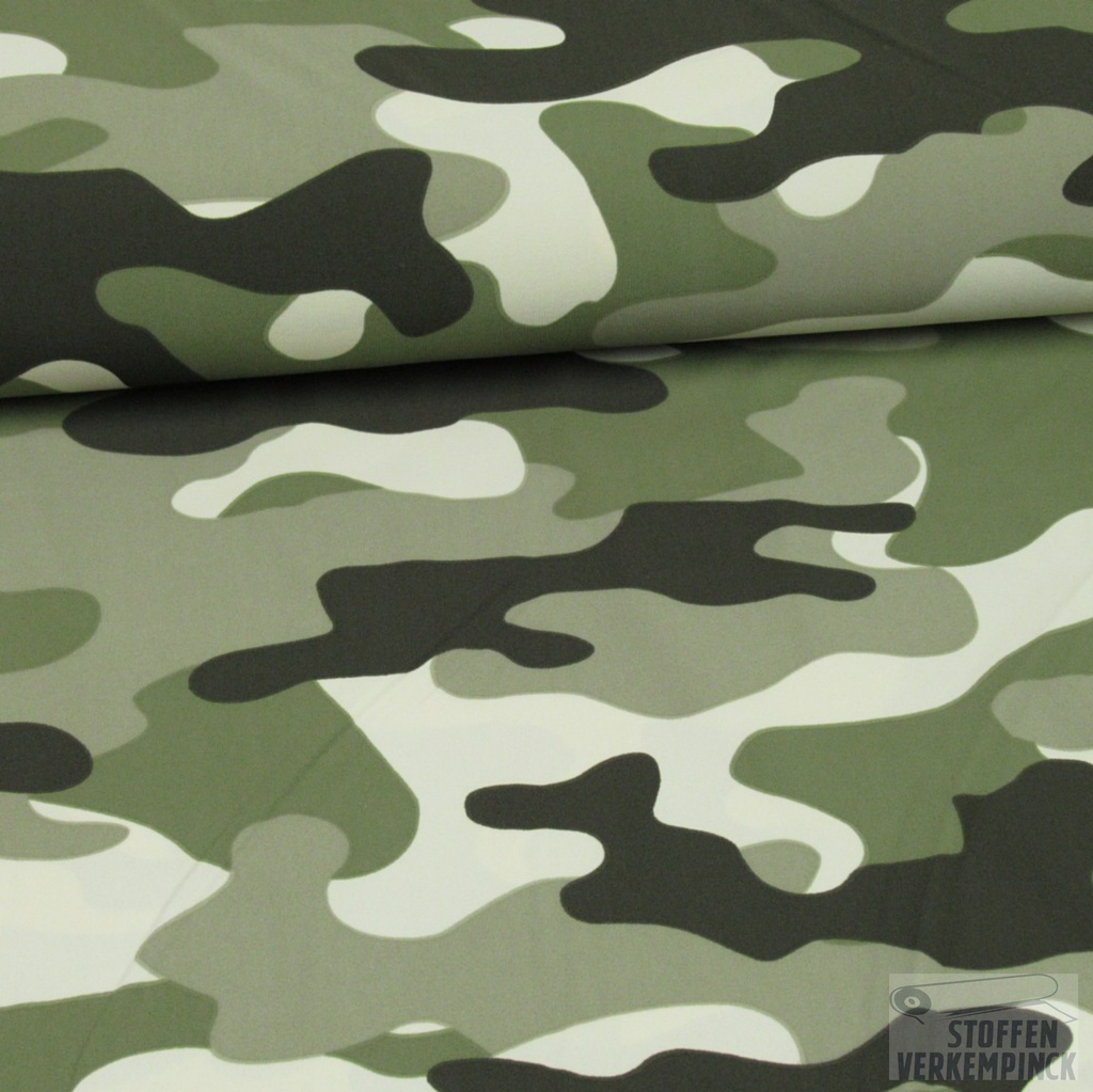 Jersey Travala Camo Print Groen/Grijs