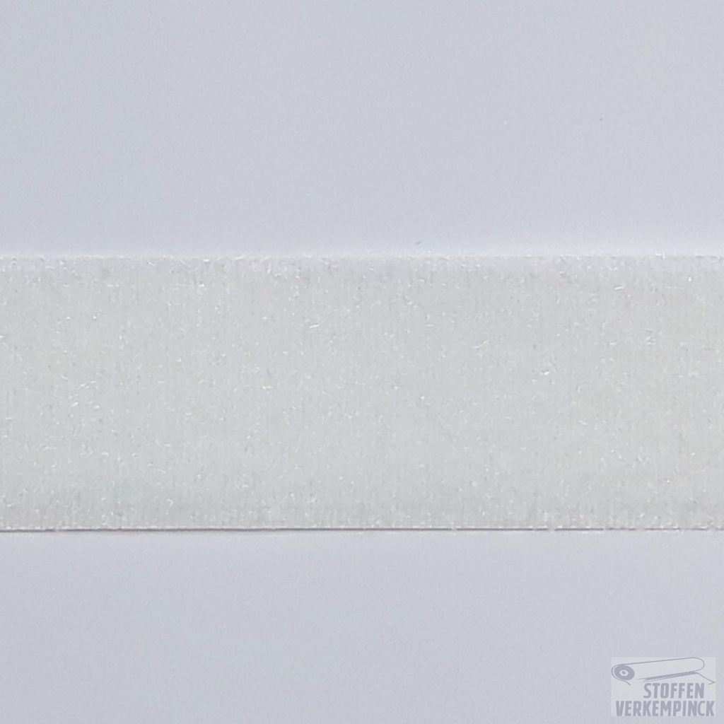 Klittenband Naaibaar Lus 30mm Wit