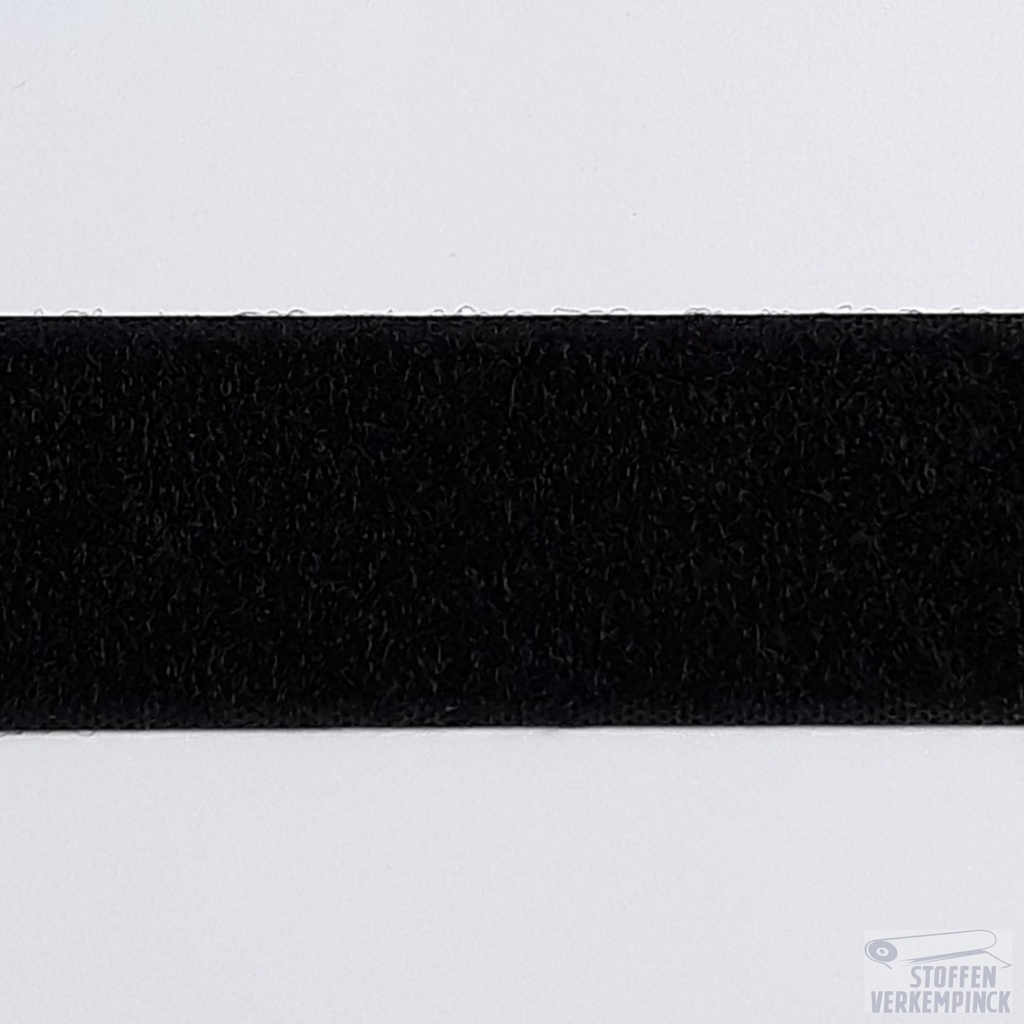 Klittenband Naaibaar Lus 30mm Zwart