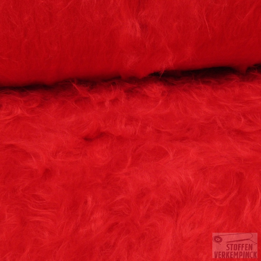 Langharig Nepbont Rood