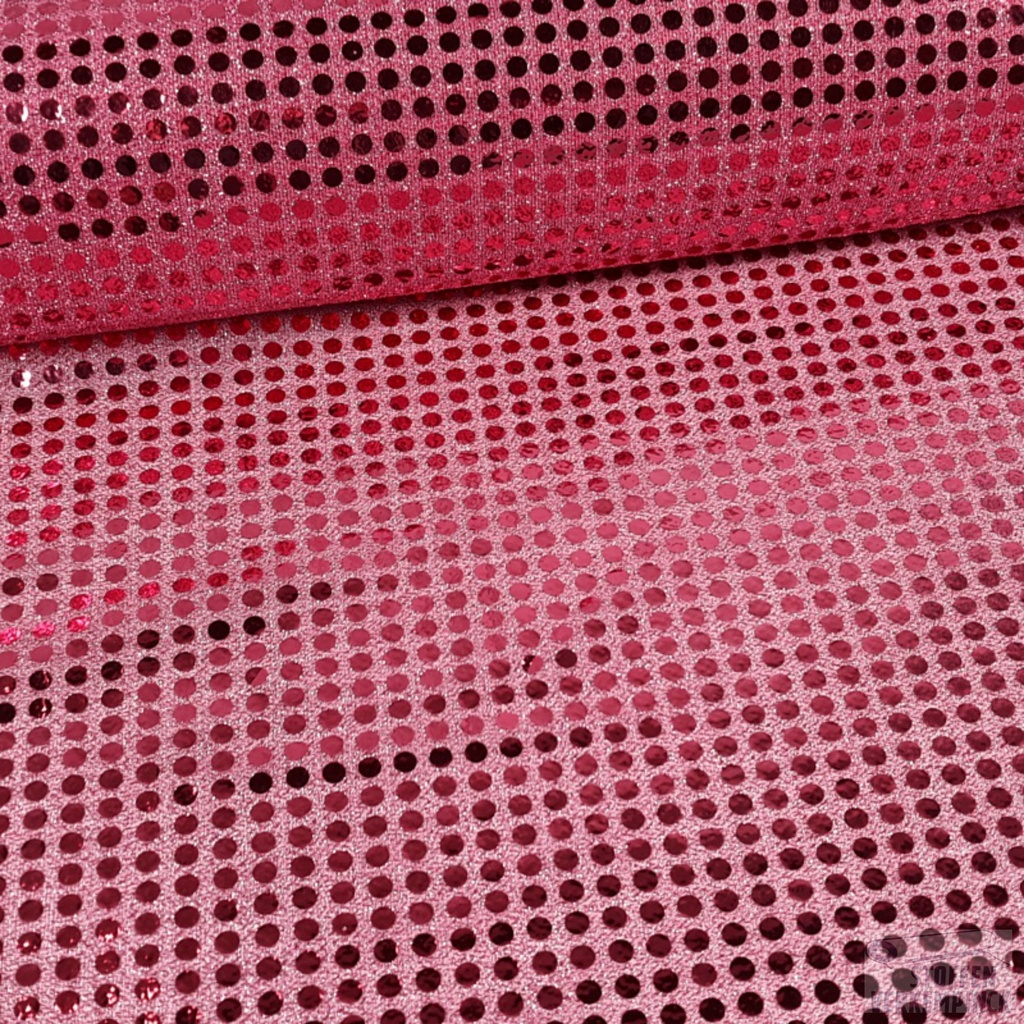 Paillettenstof Pink