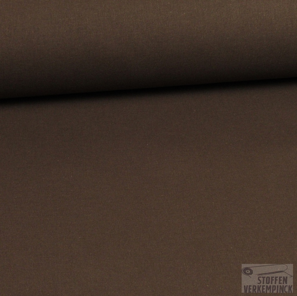 Poplin Uni Bio Bruin