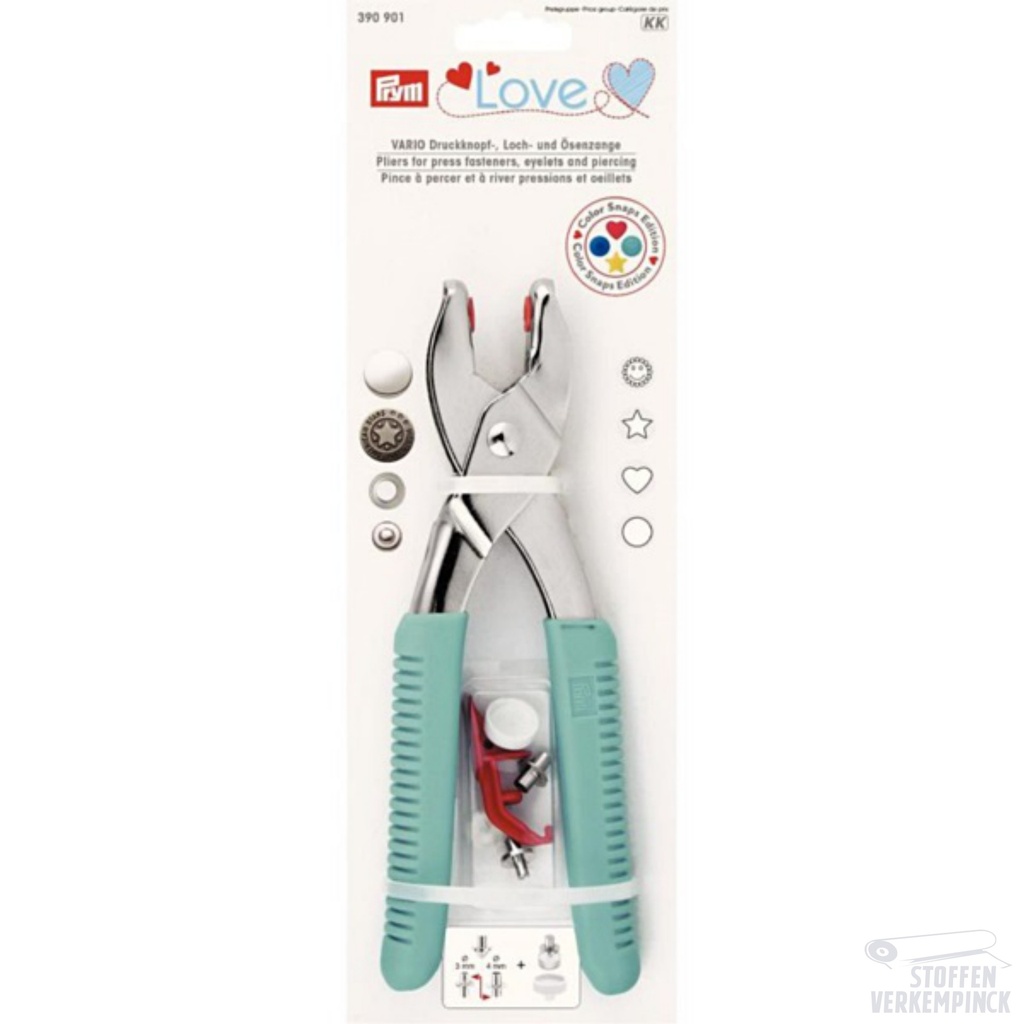 Prym Love Vario Tang + Gereedschap Color Snaps