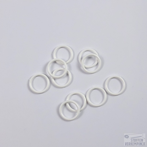 [WD7130005021] Ringen Wit 16x21mm - 10st