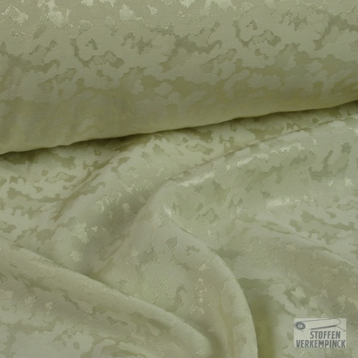 [420-2032-1] Satijn Viscose Jacquard Ecru