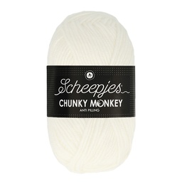 [DBF-1716-1001] Scheepjes Chunky Monkey 100g - 1001 White