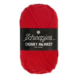 [DBF-1716-1010] Scheepjes Chunky Monkey 100g - 1010 Scarlet