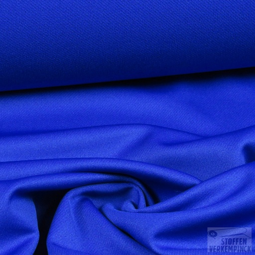 [KI-0773-650] Scuba Twill Crêpe Royal bleu