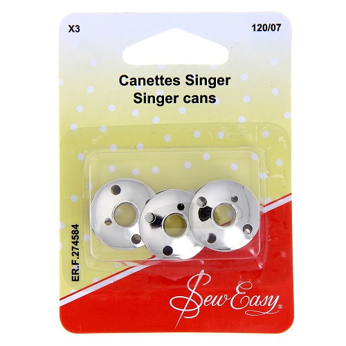 [DI-ERF.274584] Spoelen Singer Metaal 3st