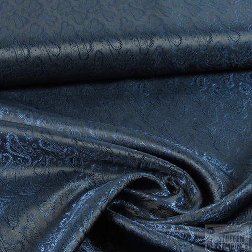[CI-TIVOLI-CACH-105] Voering Jacquard Cashmir Marine