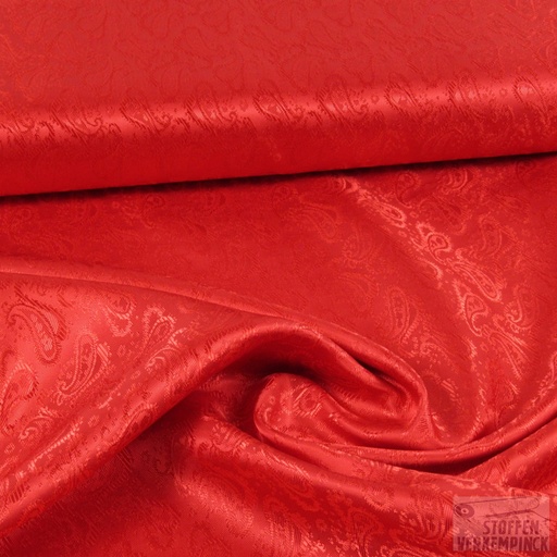 [CI-TIVOLI-CACH-610] Voering Jacquard Cashmir Rood