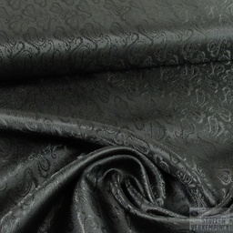 [CI-TIVOLI-CACH-100] Voering Jacquard Cashmir Zwart