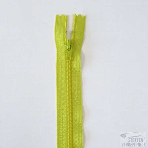 [CFC36 DAEP12-12-504] YKK Nylon spiraalrits niet deelbaar -12cm-Geel