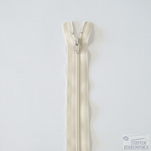 [CFC36 DAEP12-12-841] YKK Nylon spiraalrits niet deelbaar -12cm-Ivoor