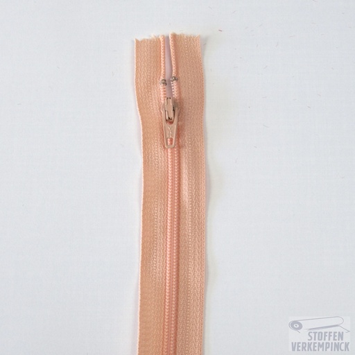 [CFC36 DAEP12-12-521] YKK Nylon spiraalrits niet deelbaar -12cm-Zalm