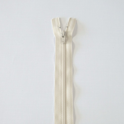 [CFC36 DAEP12-50-841] YKK Nylon spiraalrits niet deelbaar -50cm-Ivoor