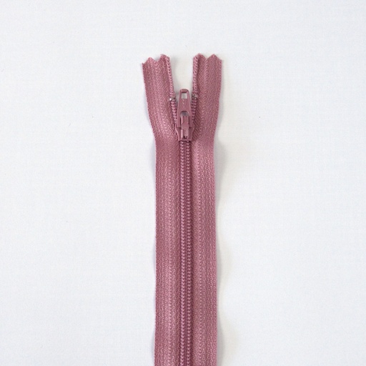[CFC36 DAEP12-60-070] YKK Nylon spiraalrits niet deelbaar -60cm-Oud roze