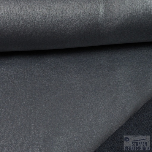 [VE-08676-001] french terry coated - dark bleu