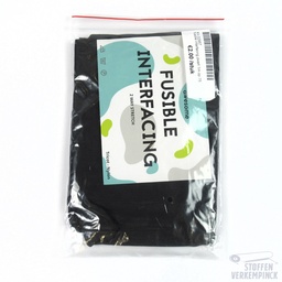 [KV-32957] Fusible Interfacing Stretch Zwart 100x75cm