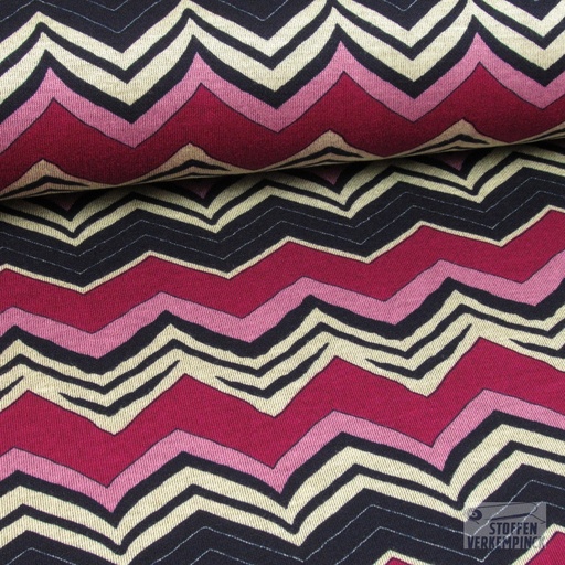 [021-207662-0006] Dubbeljersey Print Missoni Wine