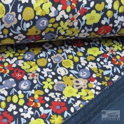 [030-18330-008] Alpenfleece Bloemen Marine