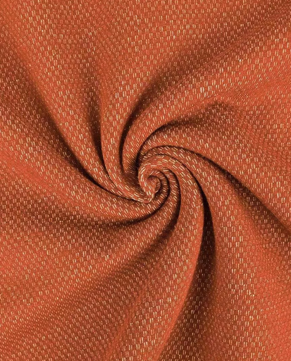 [206-4807-1338] Jogging Jacquard Zwaar - Dusty Oranje