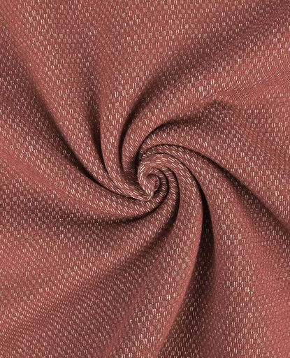 [206-4807-1718] Jogging Jacquard Zwaar - Dusty Wine