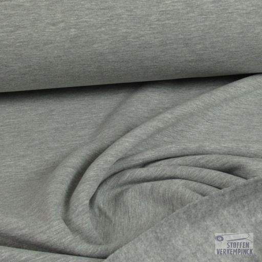 [QT-RS0202-651] French Terry Brushed Light Grey