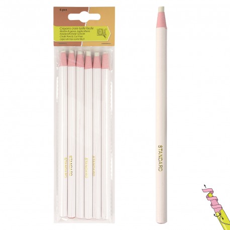 [SM-M503-501] Patroonpotlood Set 6x Wit