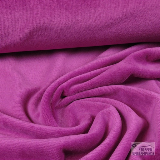 [353-001698-15] Nicky Velours Donker Rose