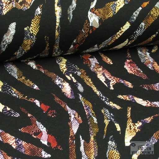 [420-2087] Jersey Viscose Tijger/Slang